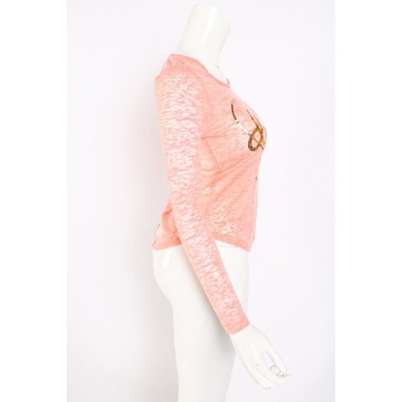 Women Ladies T-shirt Round Neck Long Sleeve Casual Tee XS S M L XL - Picture 2 of 3